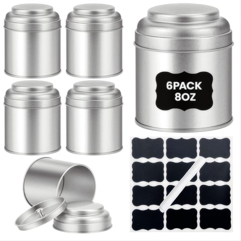 Teas Storage Jar Metal Teas Canister Organizers Box Can Loose Teas Container Storage Gift Box Empty Candy Jars Enduring