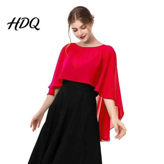 Formal Wedding Guest Accessory Women's Shawls And Wraps for Evening Dress Chiffon Shawl Soft Elegant Shawl Women Bridal Scarf Sheer Wrap