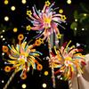 Unfinished Glowing Rotating Lantern Handheld Spinning Fireworks Lamp  Festival Decoration