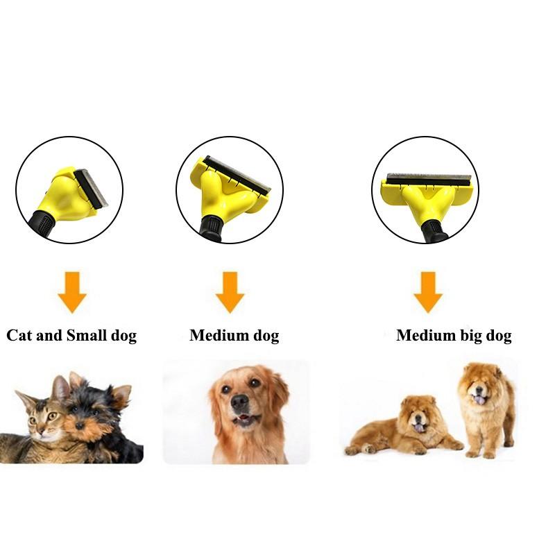 Perie pentru animale de companie Instrumente pentru îndepărtarea părului pentru pisici Câini Pisici Perie de îngrijire Pieptene Trimmer pentru animale de companie Produs Instrumente de îngrijire