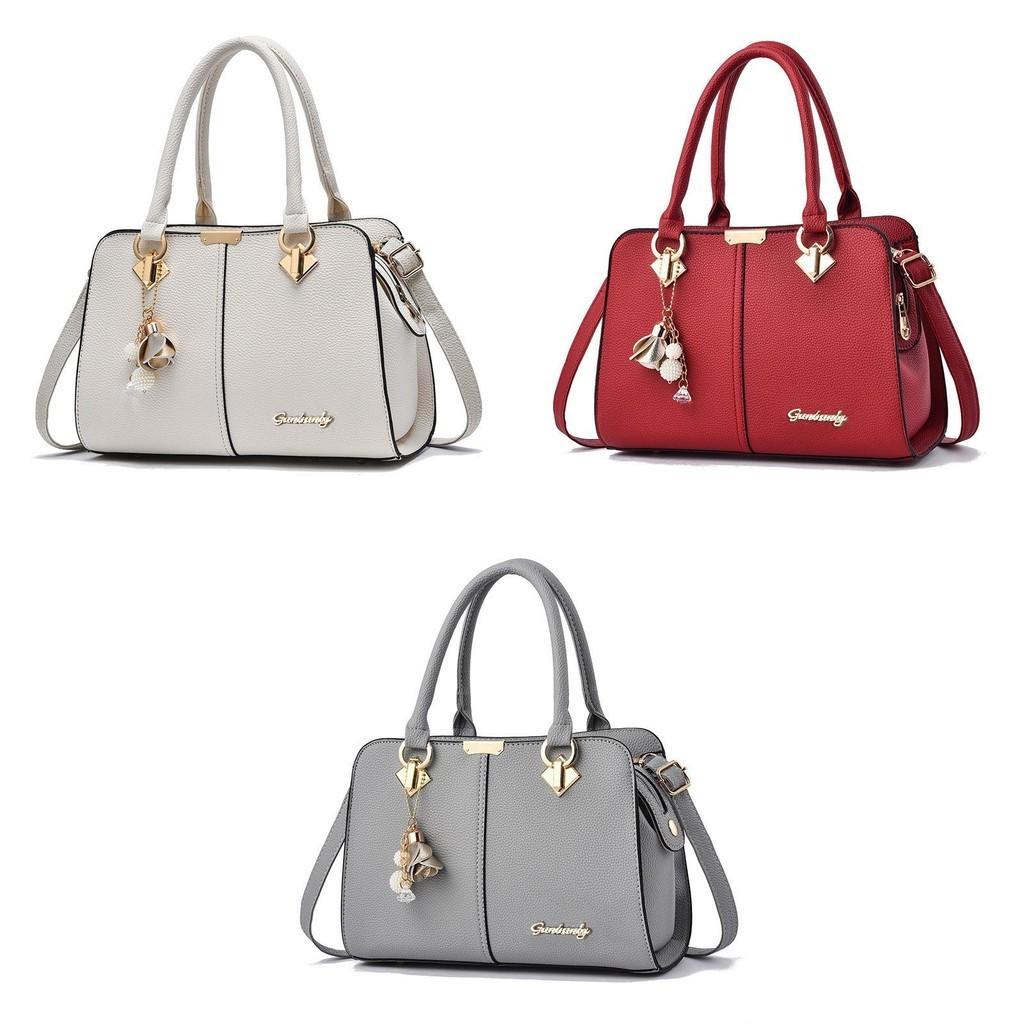 Stylish Pu Shell Bag For Middle-aged Moms With Large Capacity And Multiple Color Options