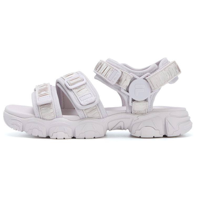 FILA Luid Sandal Cat Paw Fabric Lightweight Breathable Sports Sandals Women sandals Lilac-Gray F12W322401FGL
