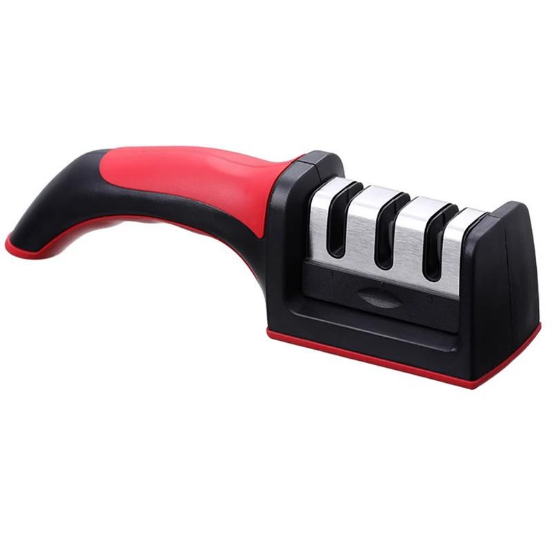 Multifunctional Three-Stage Manual Knife Sharpener