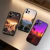 Kalifornien Reise Los Angeles Handyhülle Für iPhone 17,16,15,14,13,12,11 Plus,Pro Max,Weiches Silikon Schwarze Hülle