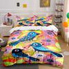 Blue Birds, Pink Flowers. Bedding Sets Duvet Cover Sets Duvet Covers Pillowcases(1 * Duvet Cover 2 * Pillowcases, Without Duvet Insert)