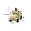 MOC Military Vehicle Serie Bricks BAE Systems Caiman W. CROWS Tank Mine-resistant Ambush Protected Building Block Toys