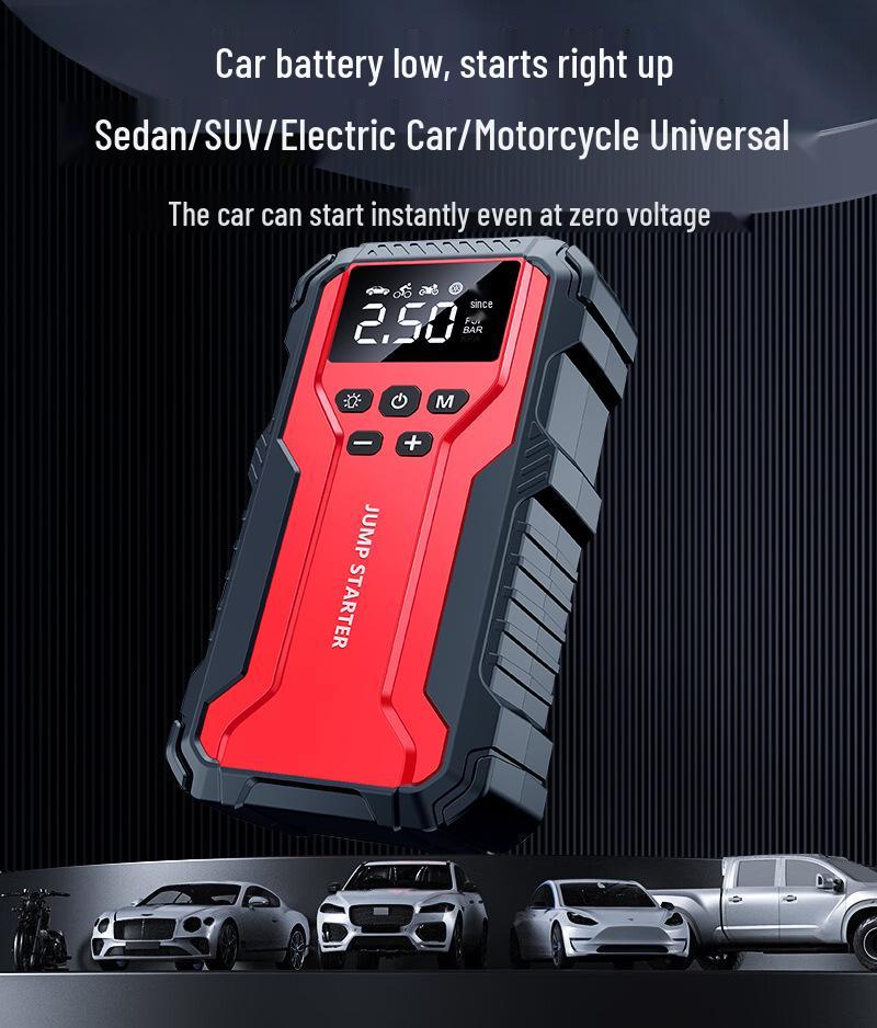 12V All-in-One Car Jump Starter & Inflator Power Bank
