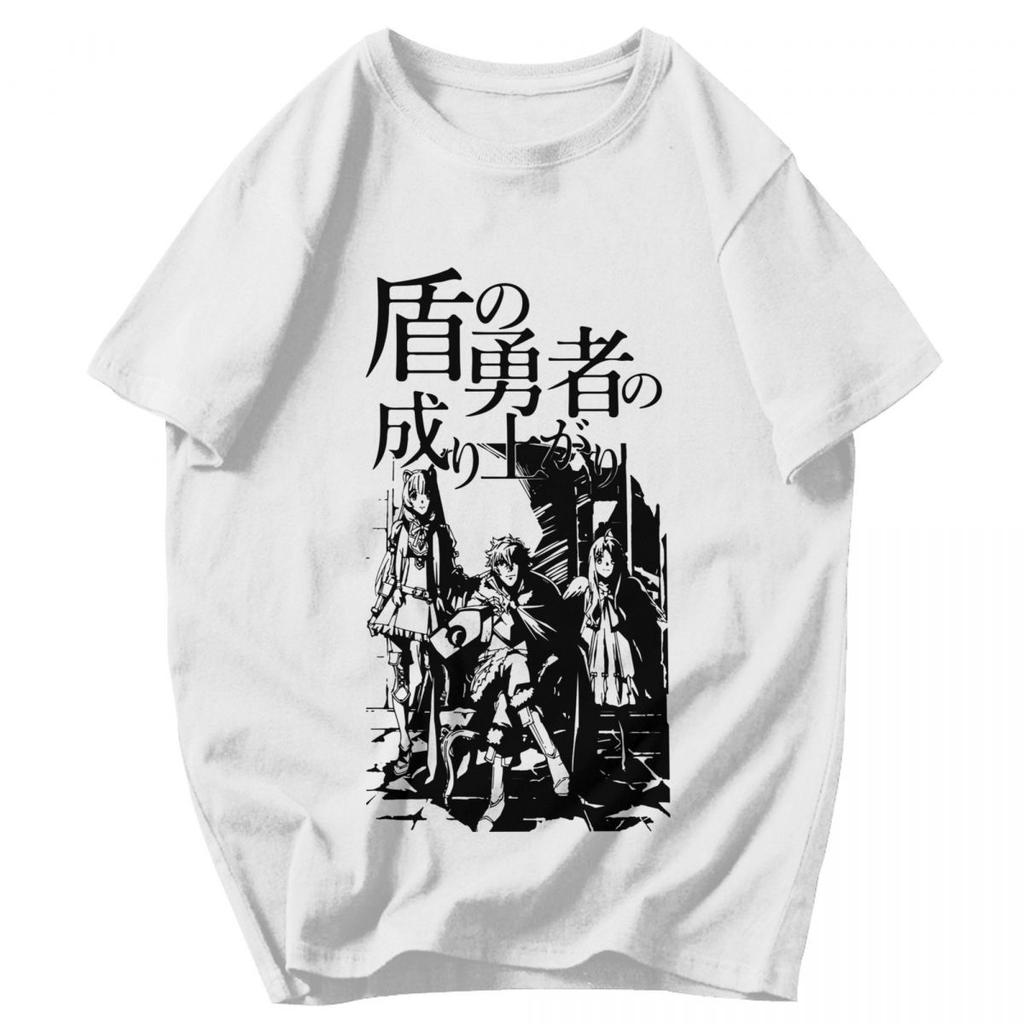 Men T Shirt The Rising Of The Shield Hero Anime 2023 Gifts Y2K Graphic Oneck Unisex Tops T Shirts