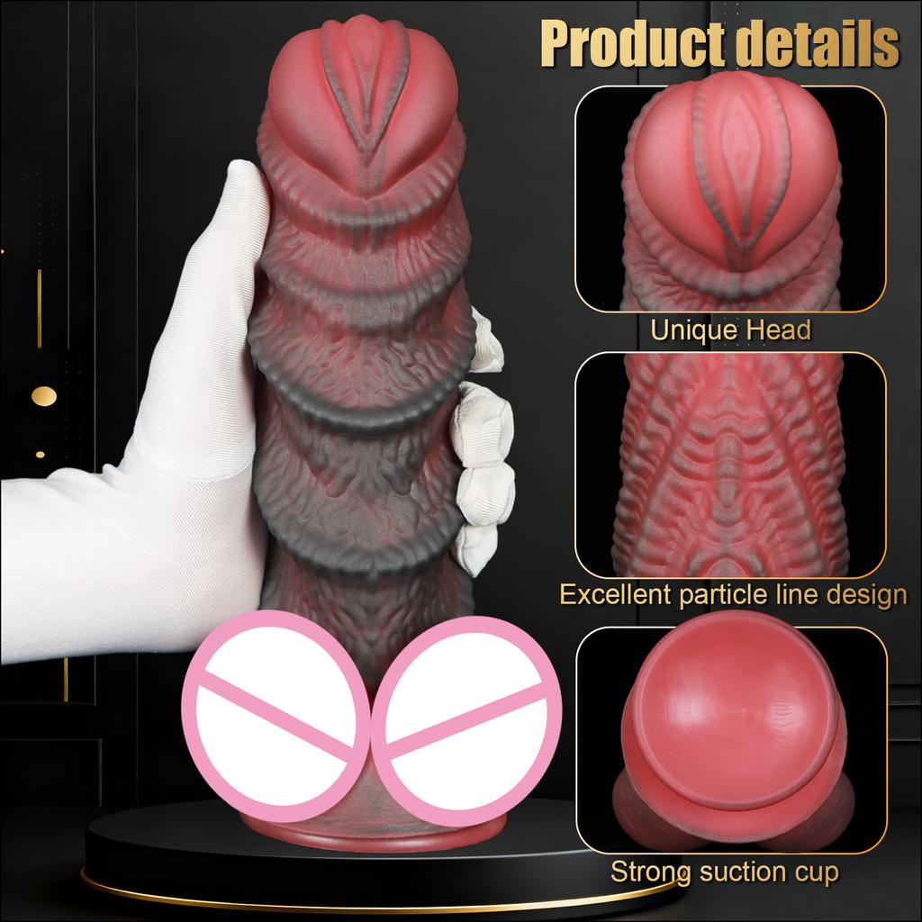 Alien Dildo Fake Penis Liquid Silicone Adult Sexual Product