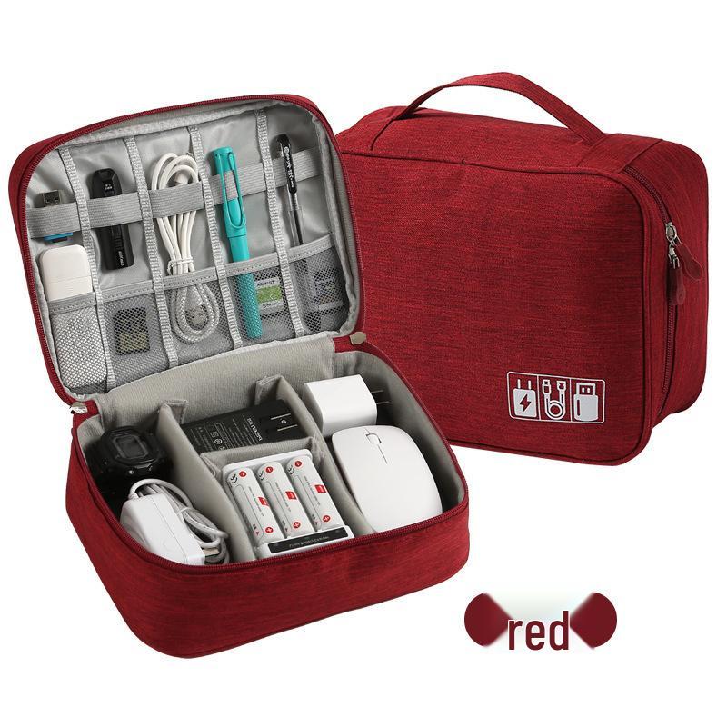 Multifunctional Waterproof Travel Bag for Mobile Phone and Data Cable Storage