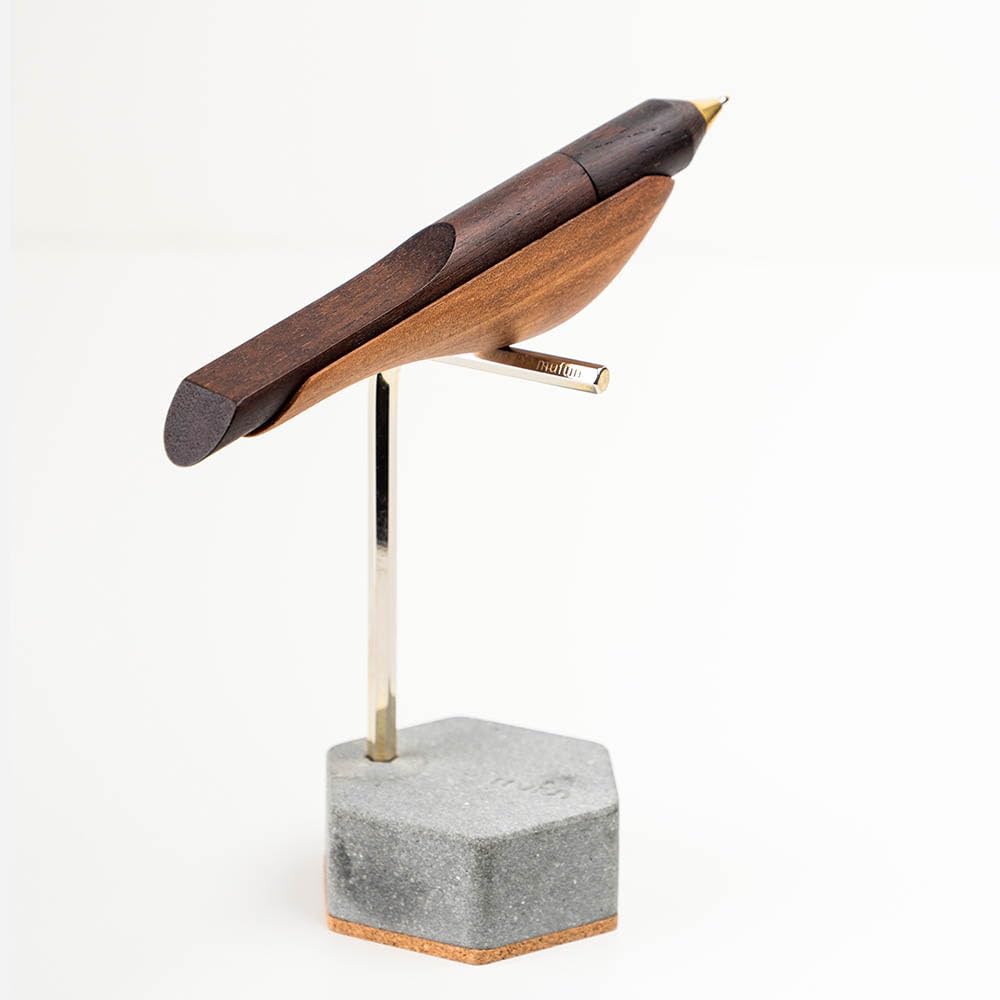 

Крылья пера Ворона Настольная ручка Твитующая Деревянная Шариковая Птица Настольная ручка Офисный стол Пишущий инструмент Ручка, Ручка, Дизайн, Подставка, чёрный