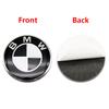 BBKW7 4Pcs Classic Blue White Car Wheel Center Hub Cap Sticker Emblem Badge Decal For BMW E46 E90 F10 F30 G20 X3 X5 50th Anniversary