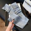 Long Silk Scarf Women's New Small Silk Scarf Printing Simulation Silk Tied Bag Streamer Explosion Sweet Little Scarf