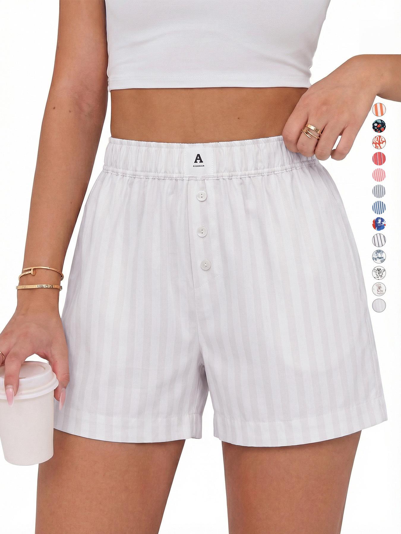 2026 New Women s High Waist Casual Summer Sports Shorts - Stylish, Comfortable, Loose Fit, Wide Leg. Small