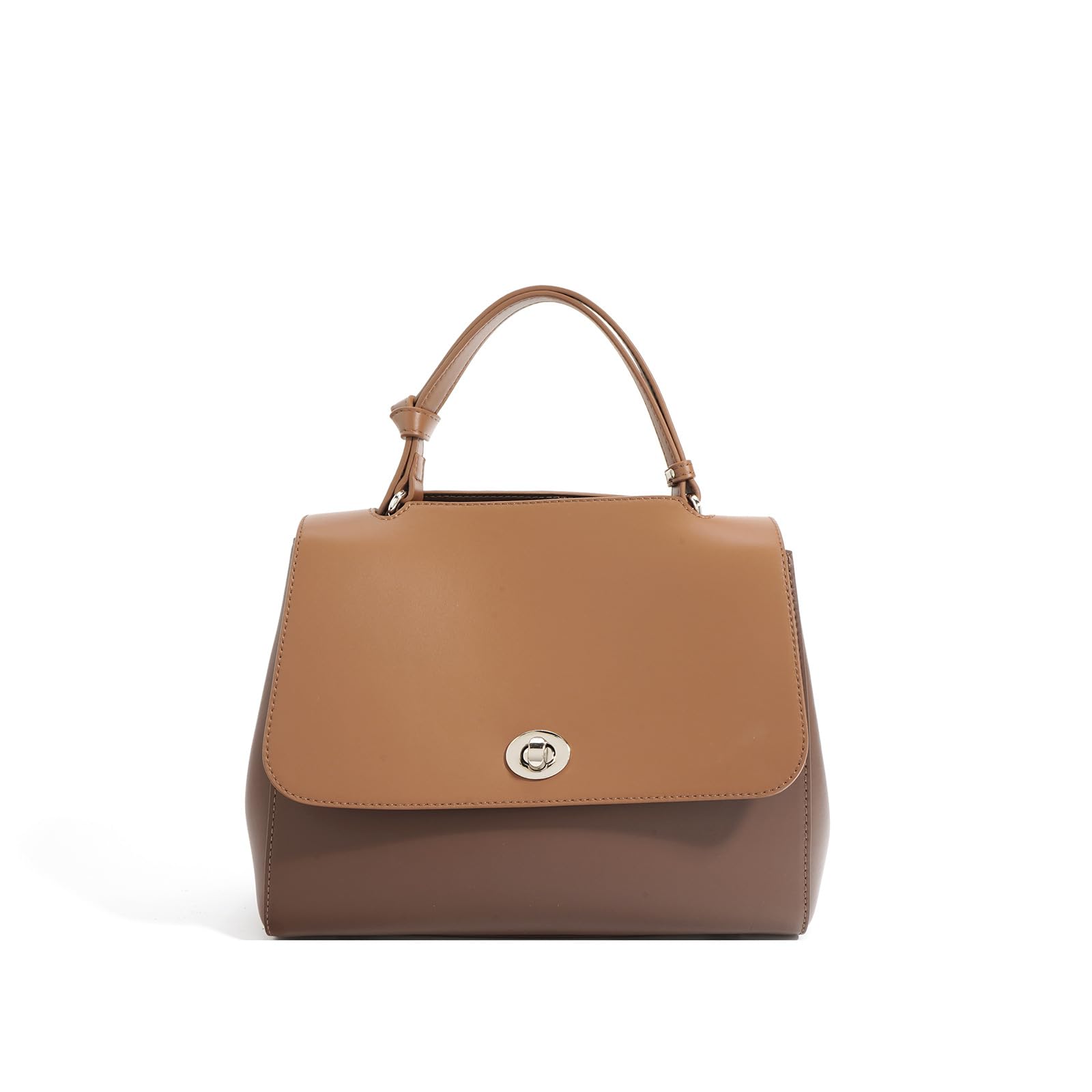 

ArtsEye Genuine Leather Commuter Bag with Strap Women s (9649-Brown)