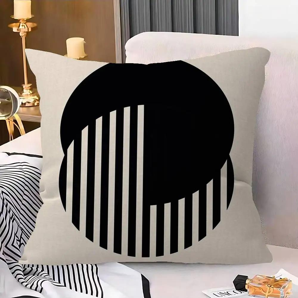 Heimdeko Geometrisches Abstraktes Muster Dekorative Kissenbezüge Muster Kissenbezug Geeignet für Sofa Schlafzimmer Auto Kissenbezug