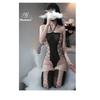 Sexy Underwear Sexy Stockings Onesie Uniform Temptation Open Jacquard Neck Free Onesie Stockings Suit Women