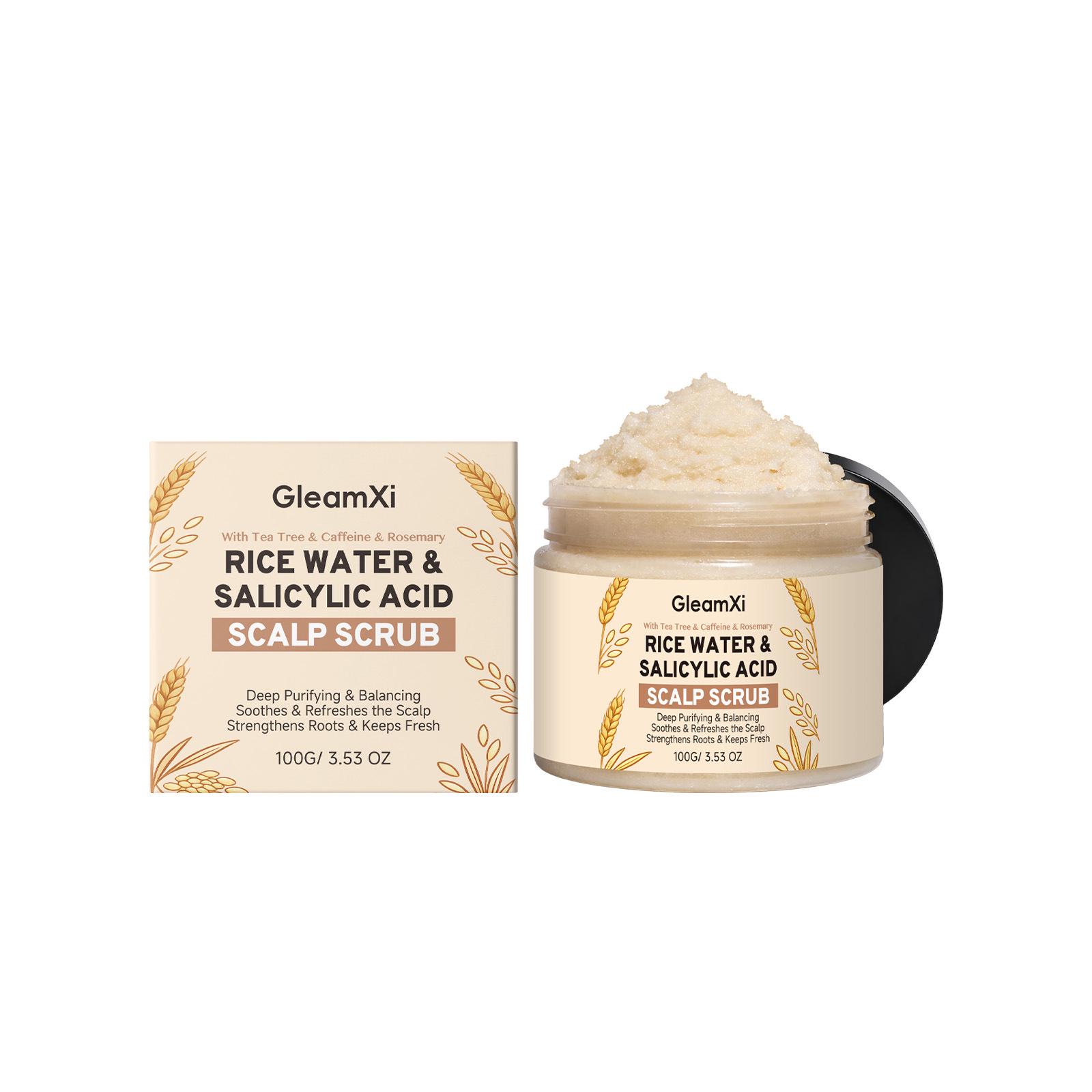 GleamXi Nourishing Scalp Scrub for Smooth, Voluminous Hair