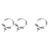 1/2Pcs Women Bracelet Burst Texture Fairy-Like Feeling Stacked Chinese Aesthetics Bracelet with Butterfly Pendant