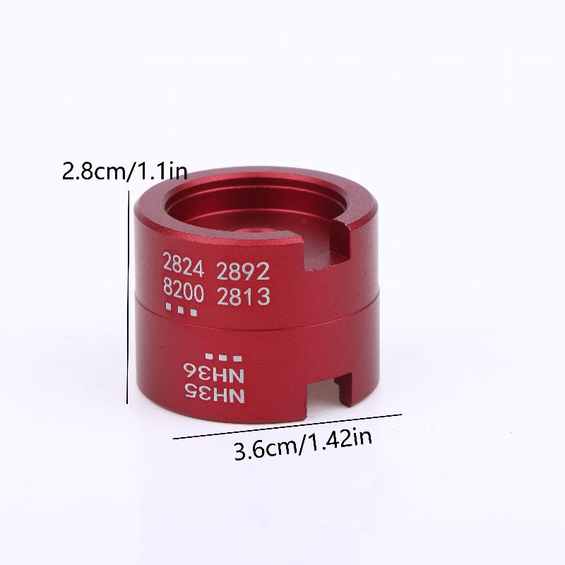 Universal Watch Movement Holder Bracket Double-Sided Aluminum Base Watch Repair Tools Nh35 Nh36 2824 2892 8200