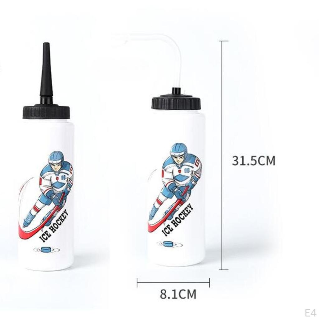 Láhev na vodu pro lední hokej, velká kapacita 1 l, pro cyklistiku/trénink/fotbal