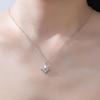 Fashionable and Shiny Octagonal Star Necklace Stainless Steel Star Hip-hop Accessories Jewelry Party Gifts