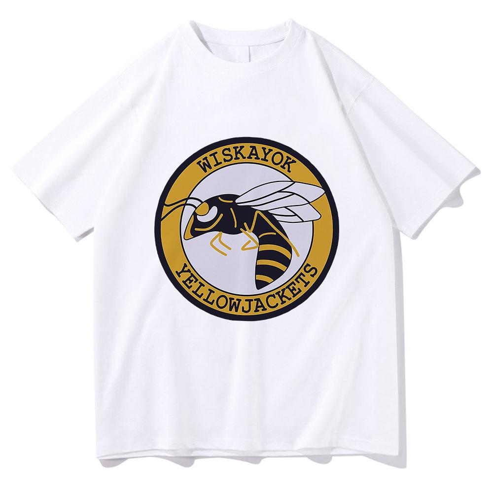 

WHS Yellowjackets Футболки Yellowjackets Сезон 3 Смішний одяг для чоловіків/жінок Естетичні топи Унісекс одяг Футболка з принтом 2XL