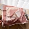Color Matching Polka Dot Simulation Silk Printing Silk Scarf Small Square Scarf High-end Shawl Sunscreen Neck Scarf Headscarf Scarf New