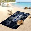 Asciugamano da Spiaggia Stampato Tottenham Hotspur Asciugamano Morbido ad Asciugatura Rapida Coperta da Spiaggia Rettangolare Grande Portatile per Viaggi Piscina
