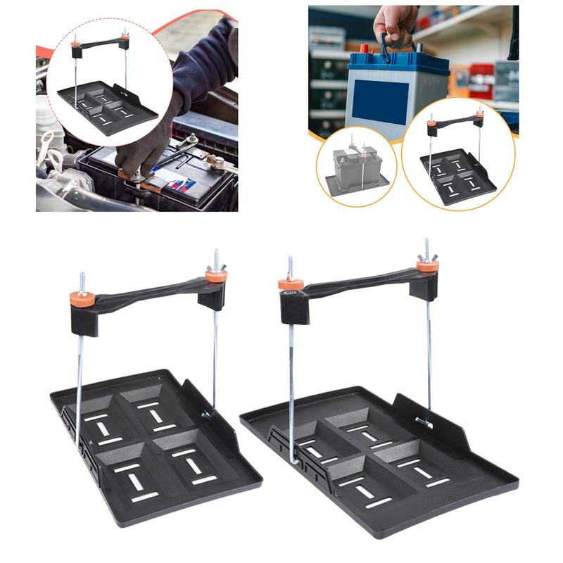 Adjustable Automotive Battery Storage Tray Sturdy Professional Multifunctional for Boat Marine Use Battery Stabilizer