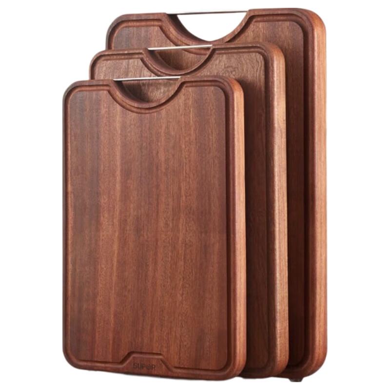 SUPOR Wenge Wood Thick Antibacterial Chopping Board