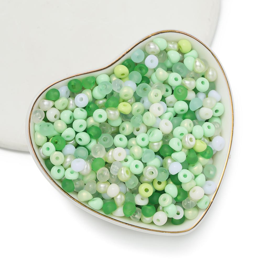 100pcs/Lot 5mm Mixed Color Acrylic Beads Mini Water Drop Spacer Loose Bead for DIY Bracelet Necklace Jewelry Making Supplies