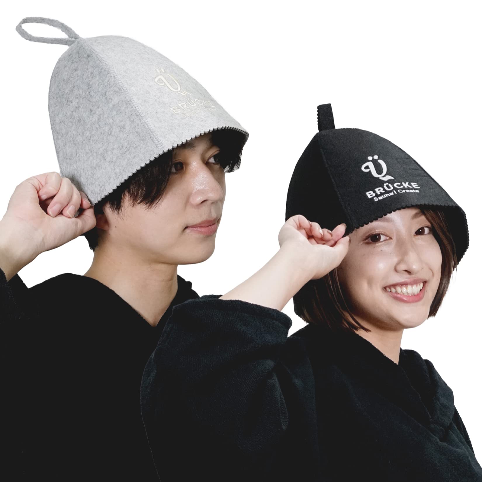 

Sauna Ultra Unisex [BRÜCKE] Hat, Lightweight, Polyester, Washable, Lightweight, Odorless, Men s, Women s, (Black) чорний