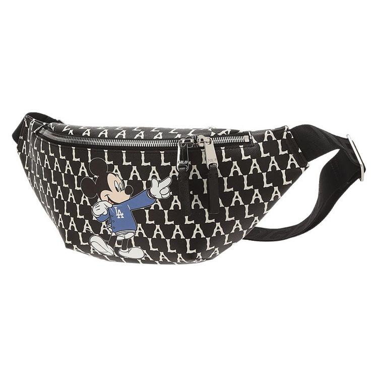 New MLB Disney, Collaboration Artificial Leather Crossbody Bag, Sling Bag, Fanny Pack Regular Unisex Multicolor 32BGKC011