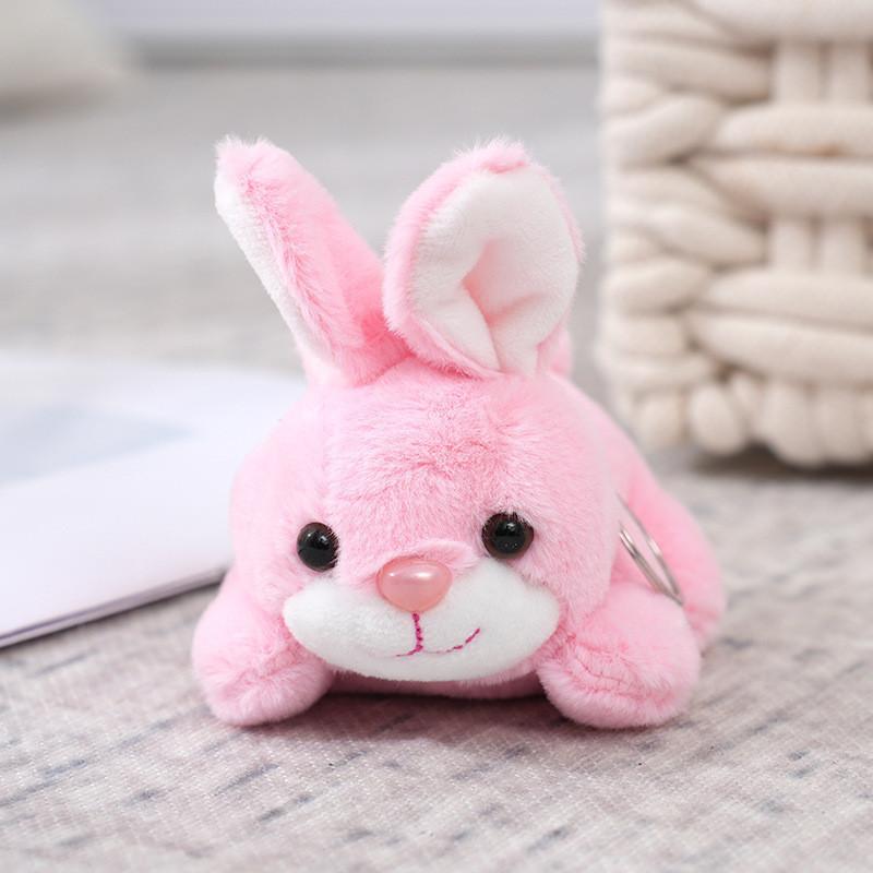 Creative Cute Plush Rabbit Keychain Stylish Unique Bag Charm Delicate Adorable Couple Gift