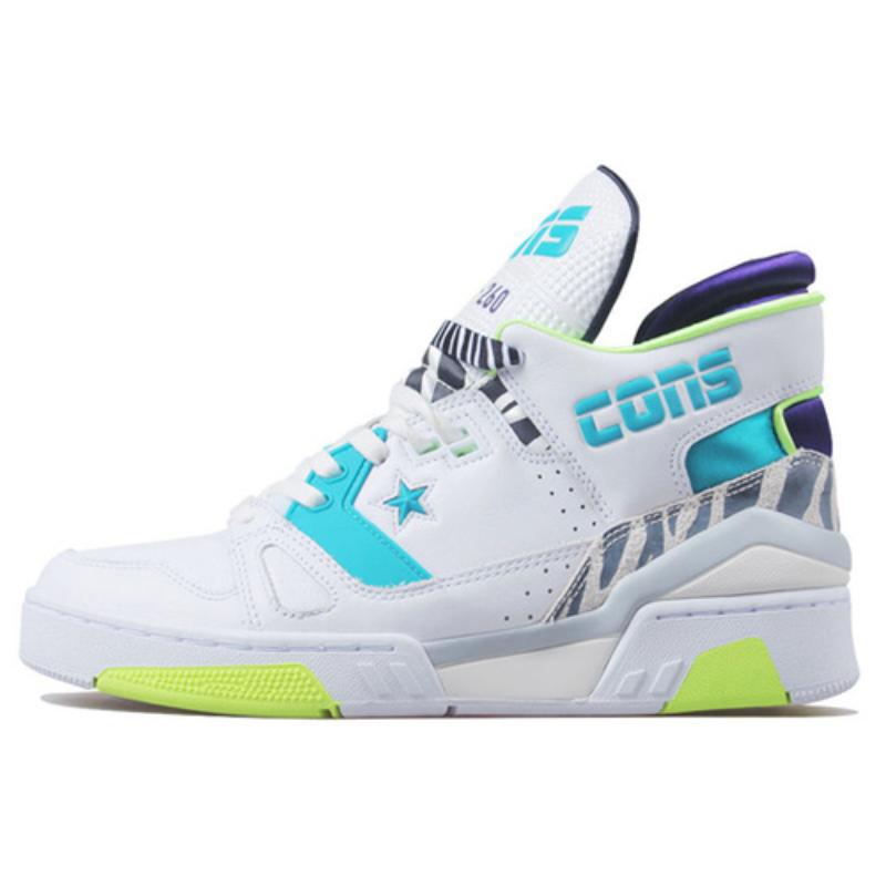 

Converse ERX 260 Mid Sporty Comfort Mid-Top Vintage Basketball Shoes Unisex White Blue 35