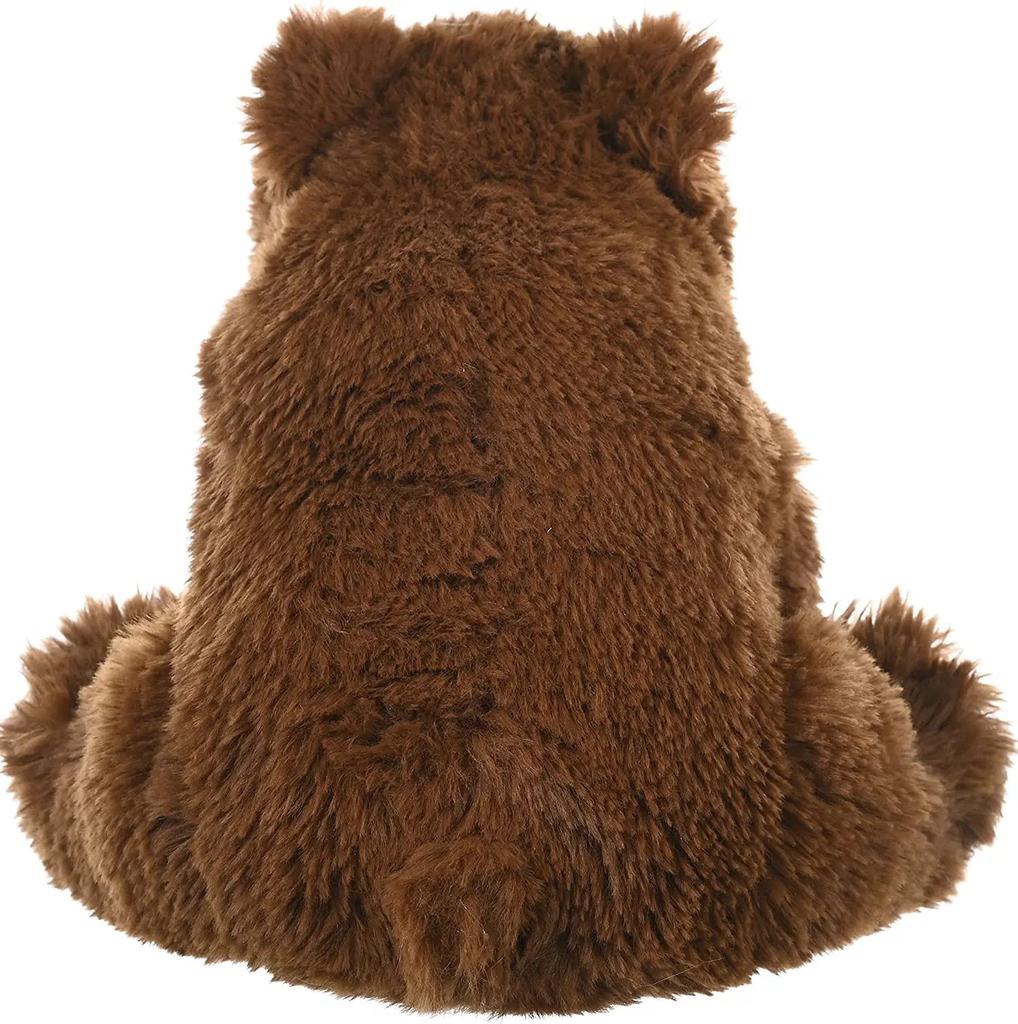 Wild Republic Brown Bear Plush Toy, Fluffy Wild Animal Figurine, W25 x D28 x H23cm, 10924