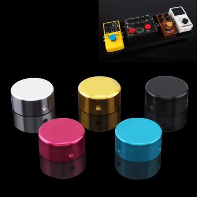 Aluminum Alloy Electric Guitar Pedal Foot Nail Cap Head Switch Knob Anti-scratch 5 Colors Optional
