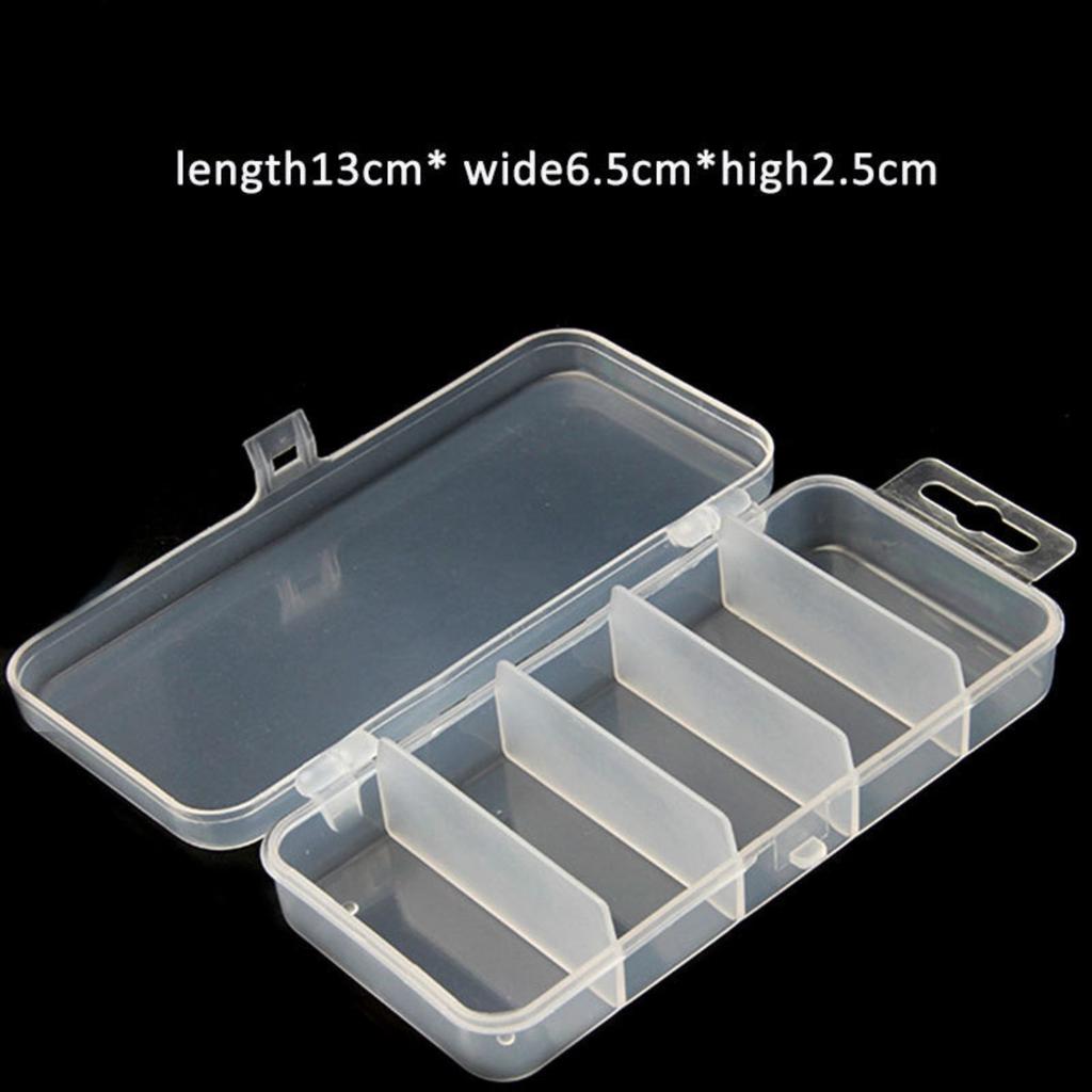 Five-grid Soft Sequin Accessories Box, Fishing Tackle Box