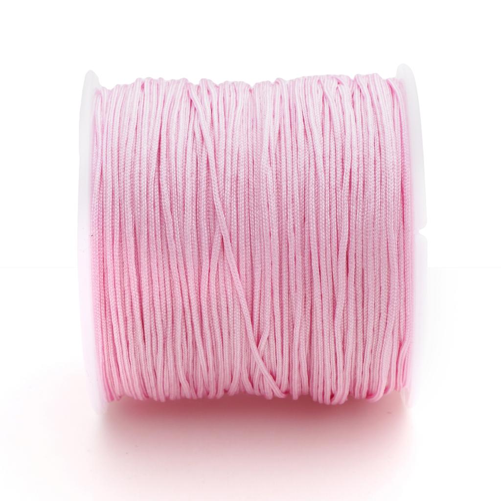 5-50m/lot 0.8mm Cotton Cord Nylon Cord Thread String DIY Beading Braided Bracelet Jewelry Making