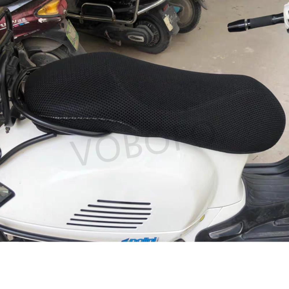 Fit for Piaggio Vespa GTS300 Motorcycle Accessories Anti Slip 3D Mesh Breathable Seat Cover Sun Protection Seat Cushion Cover