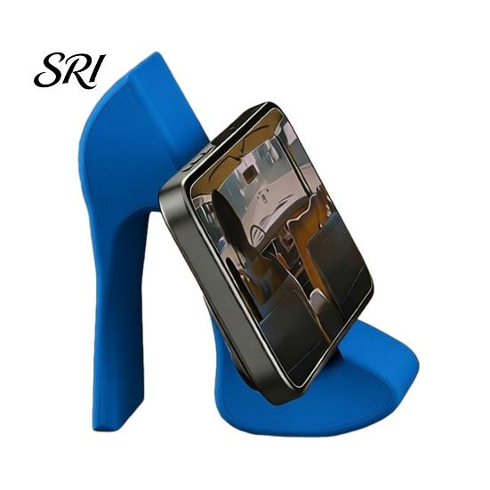 Unique Phone Stand Shoe Holder 3D Printed High Heel Shaped Dock for Desk Cell Display Home Office Table Durable
