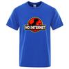 Men's High Quality100% Cotton Funny Dinosaur Print Summer T Shirt Loose O-neck  For Men Tshirt Short Sleeve T-shirt Male Tee Top