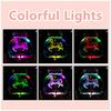 Snow globe with music box, color LED lights, merry-go-round, and crystal balls for automatic snowfall. A popular birthday or Christmas gift for girls,