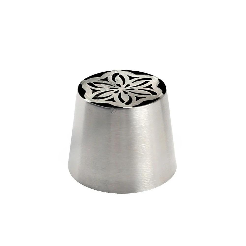 Large Russian Stainless Steel Nozzles Cake Decoration Rose Cake Nozzle Tools Wedding Party Cupcake Decor Pastry Baking Tools