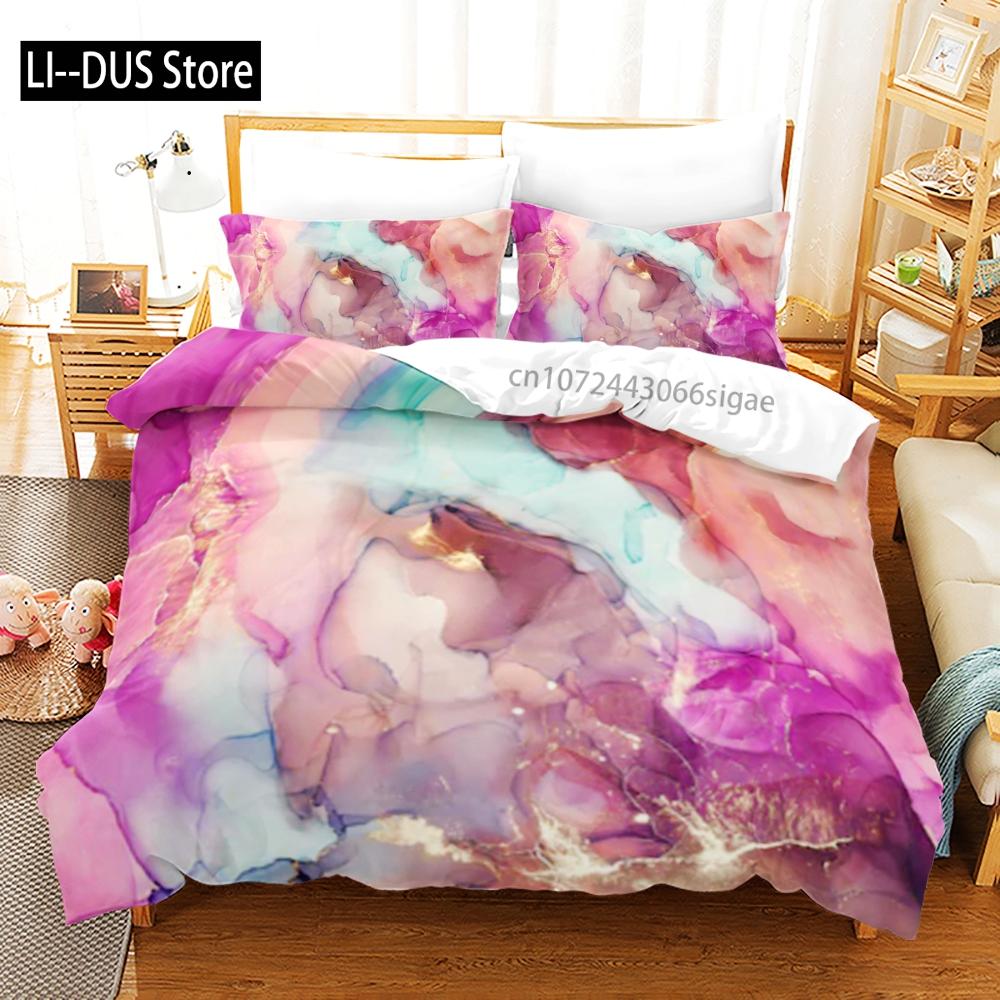 Texture Bedding Set Single Twin Full Queen King Size All-match Bed Set Aldult Kid Bedroom Duvetcover Sets 3D Anime 013