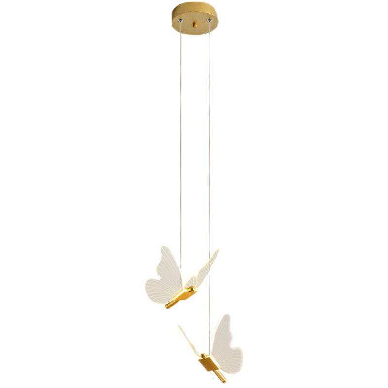 Nordic Luxury Butterfly Hanging Lamp - Modern Minimalist for Bedroom, Dining Room, or Staircase