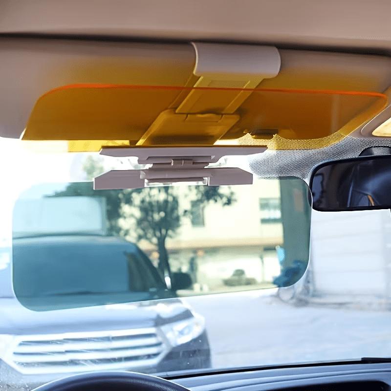 Two-In-One Car Sun Visor Polarized Sun Visor Transparent Anti-Glare Adjustable Day Night Driving for Auto Safety Driving