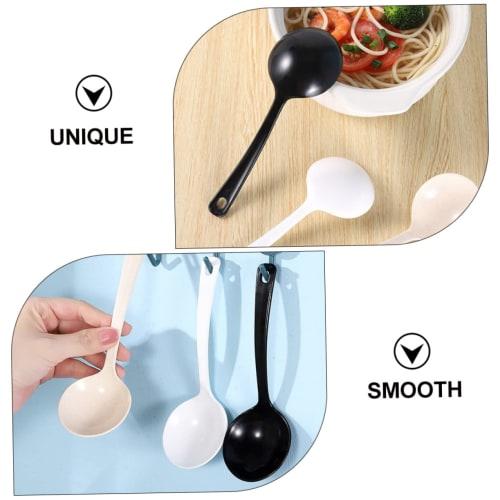 Beatifufu 18-Piece Disposable Soup Spoon, Large Soup Spoon, Household Tableware