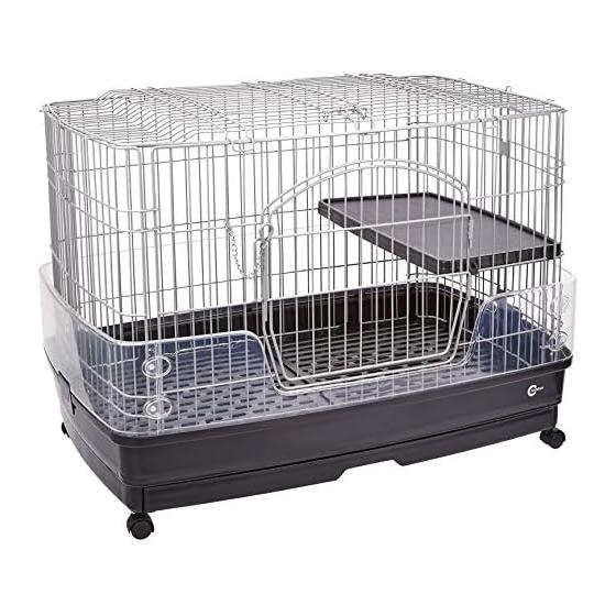 Minimal Land Clear Cage M Multicolor for Rabbit M Size